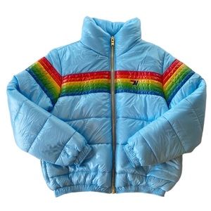 Aviator Nation 6 Stripe Puffer Size S